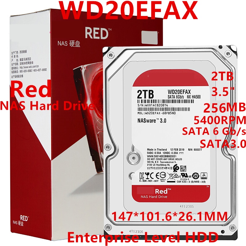 WD 귣   HDD, WD20EFAX  NAS ϵ..